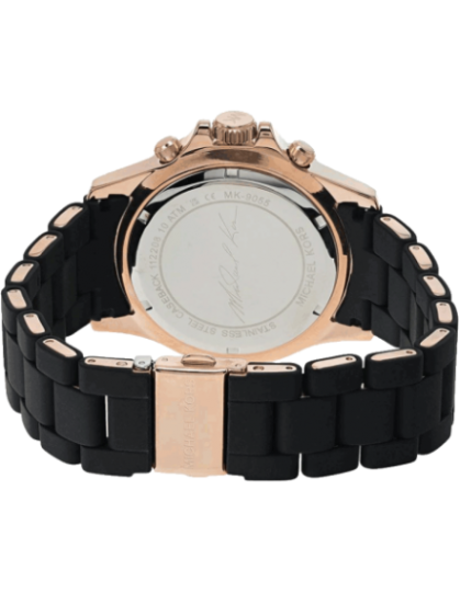 Michael Kors Mens 45 mm Everest Black Dial Ceramic Chronograph Watch - MK9055 - Kamal Watch Company