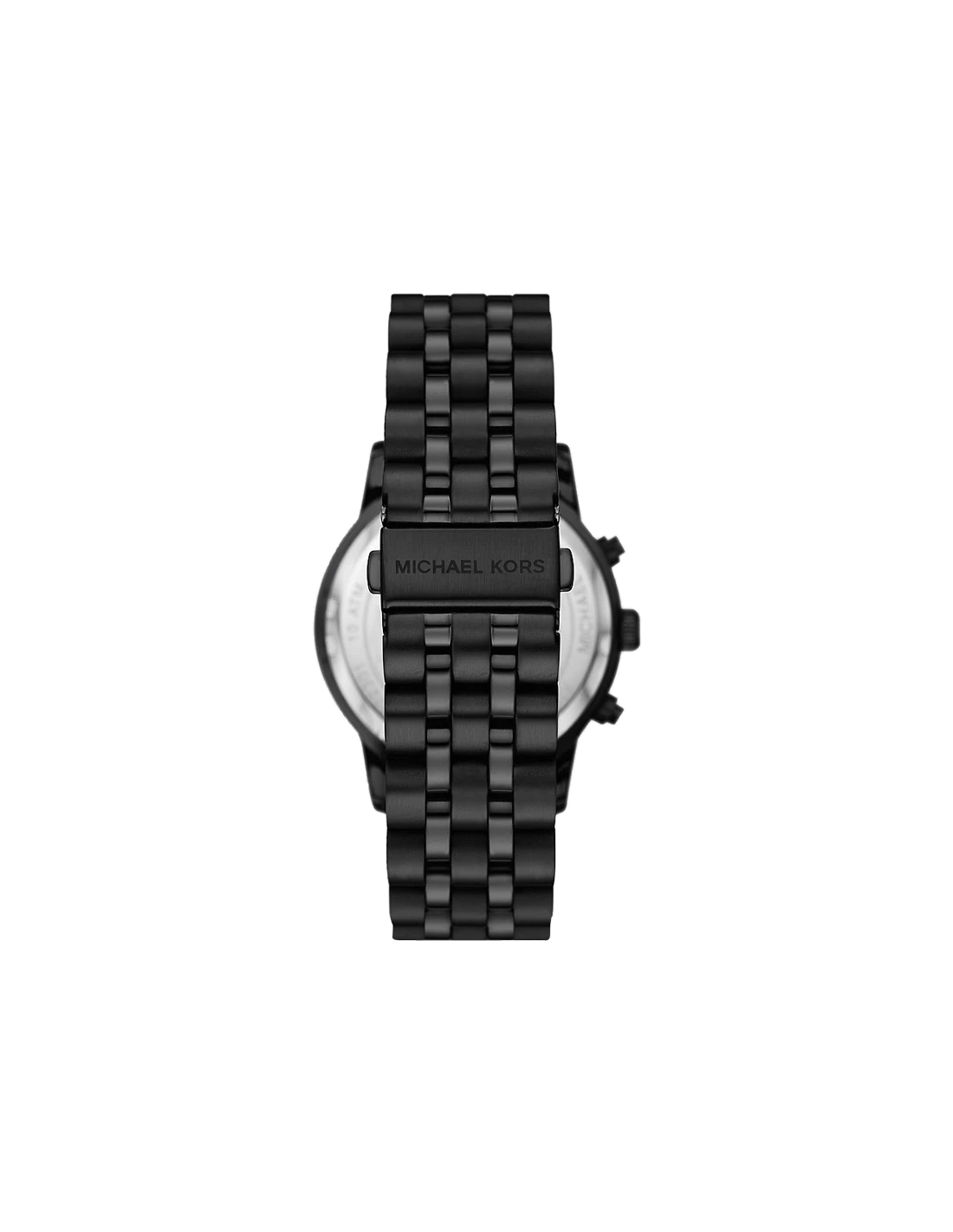Michael Kors Hutton 43 mm Black Dial Stainless Steel Chronograph Watch for Men - MK9089 - Kamal Watch Company