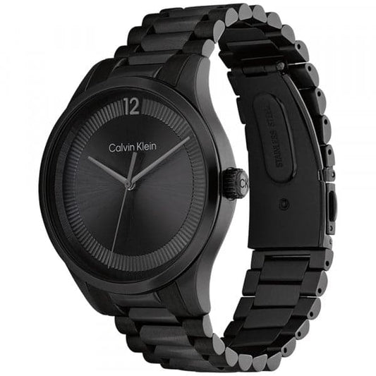 25200227  Calvin Klein CK Iconic Watch in Steel and Black PVD