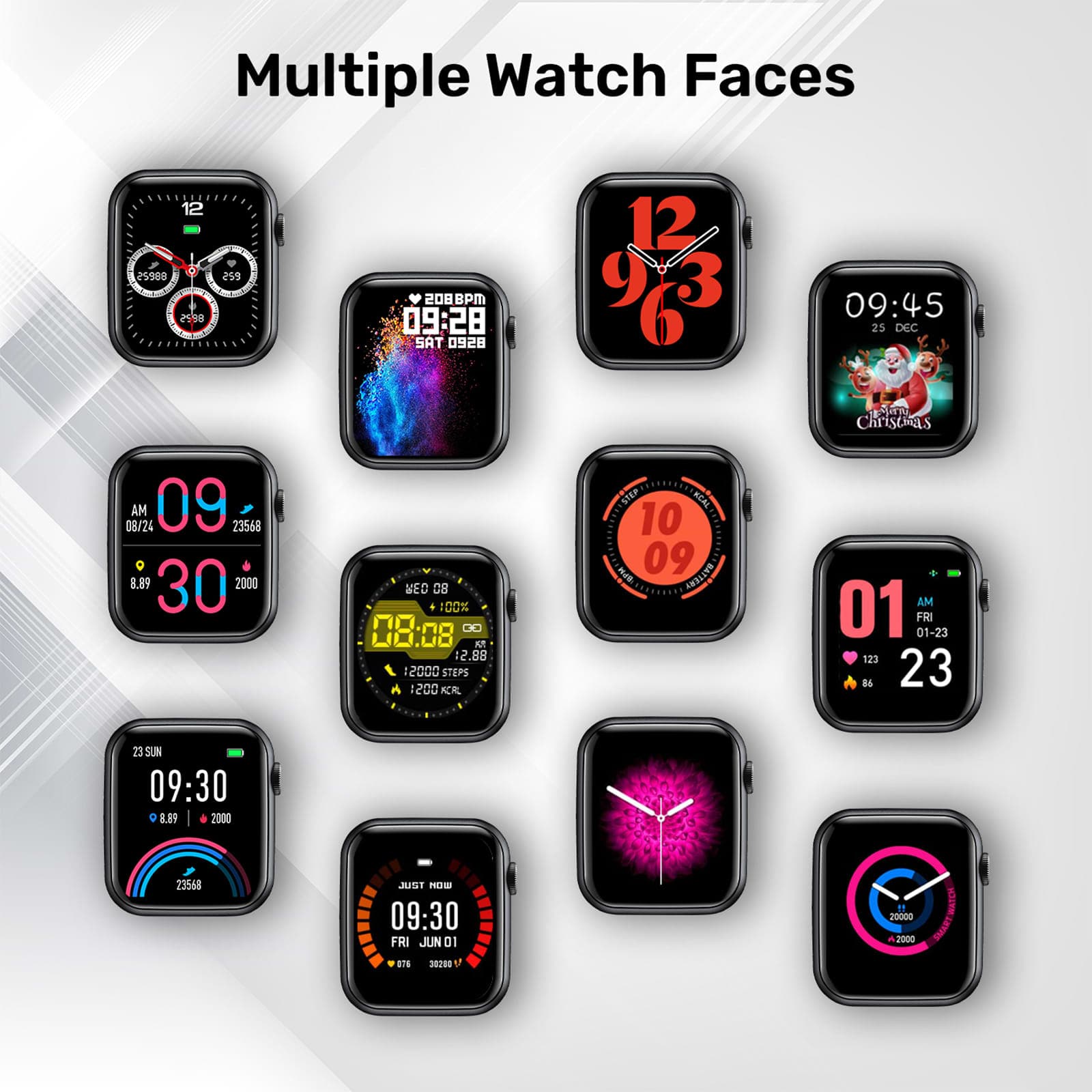 Fire-Boltt Ring Smartwatch with Bluetooth Calling BSW005 BLACK - Kamal Watch Company