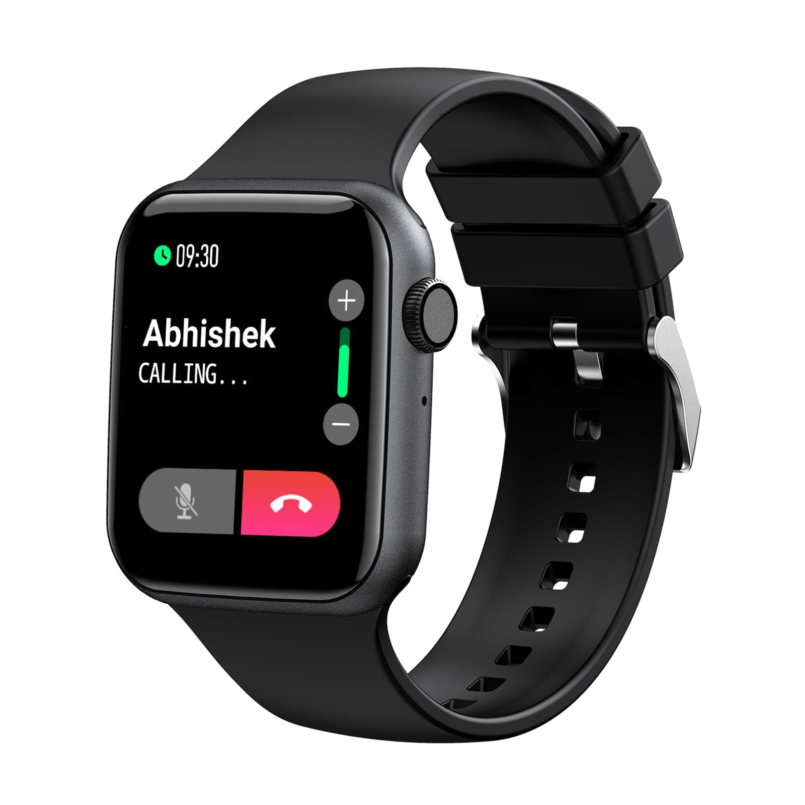 Fire-Boltt Ring Smartwatch with Bluetooth Calling BSW005 BLACK - Kamal Watch Company