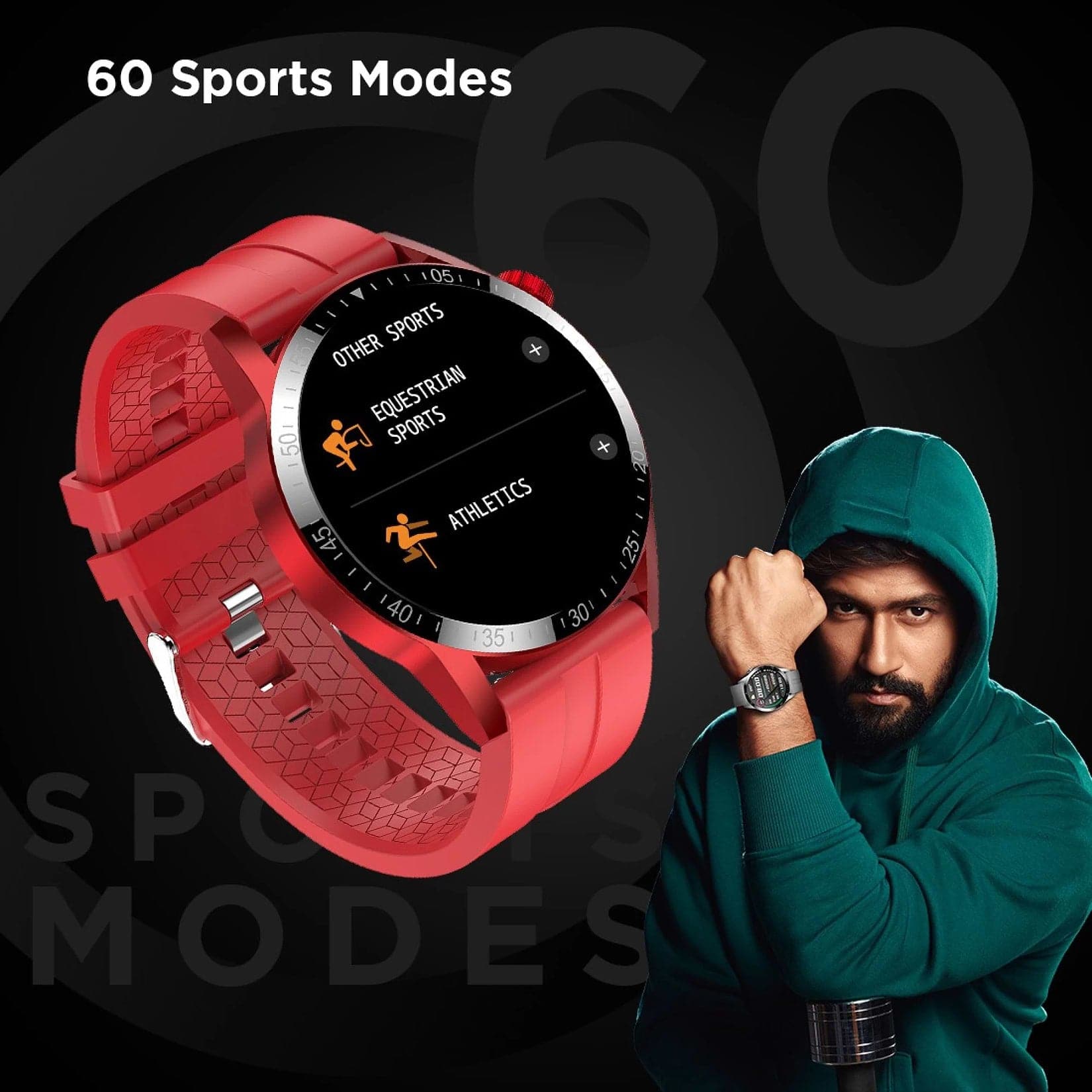 Fire-Boltt Talk Pro Smartwatch with Bluetooth Calling BSW038 RED - Kamal Watch Company