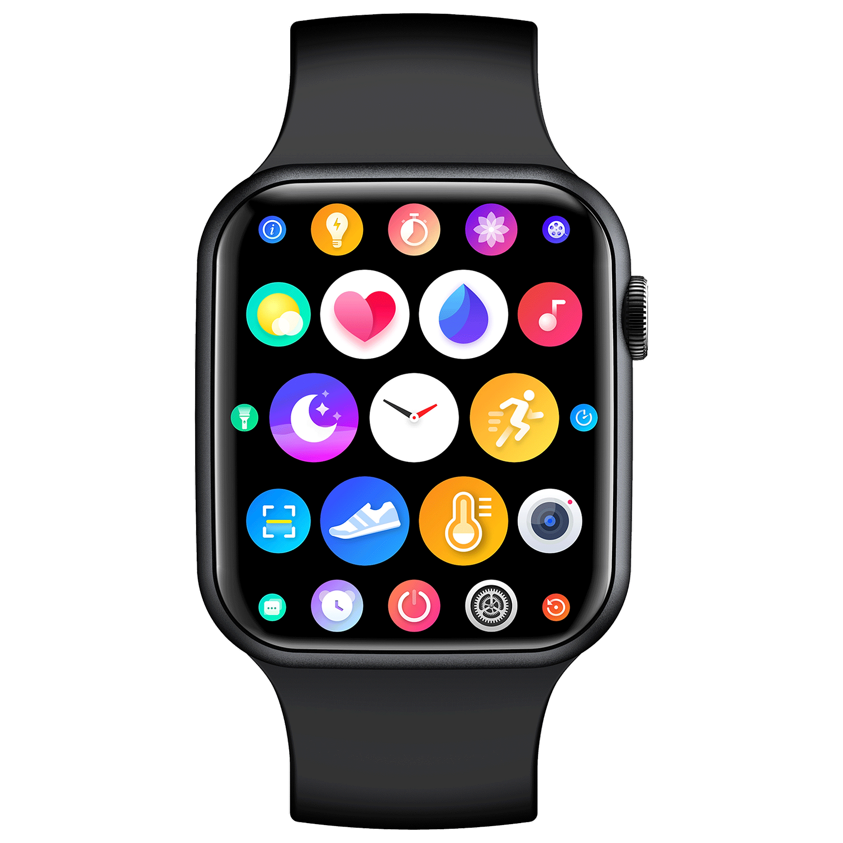 Fire-Boltt Ring Smartwatch with Bluetooth Calling BSW005 BLACK - Kamal Watch Company