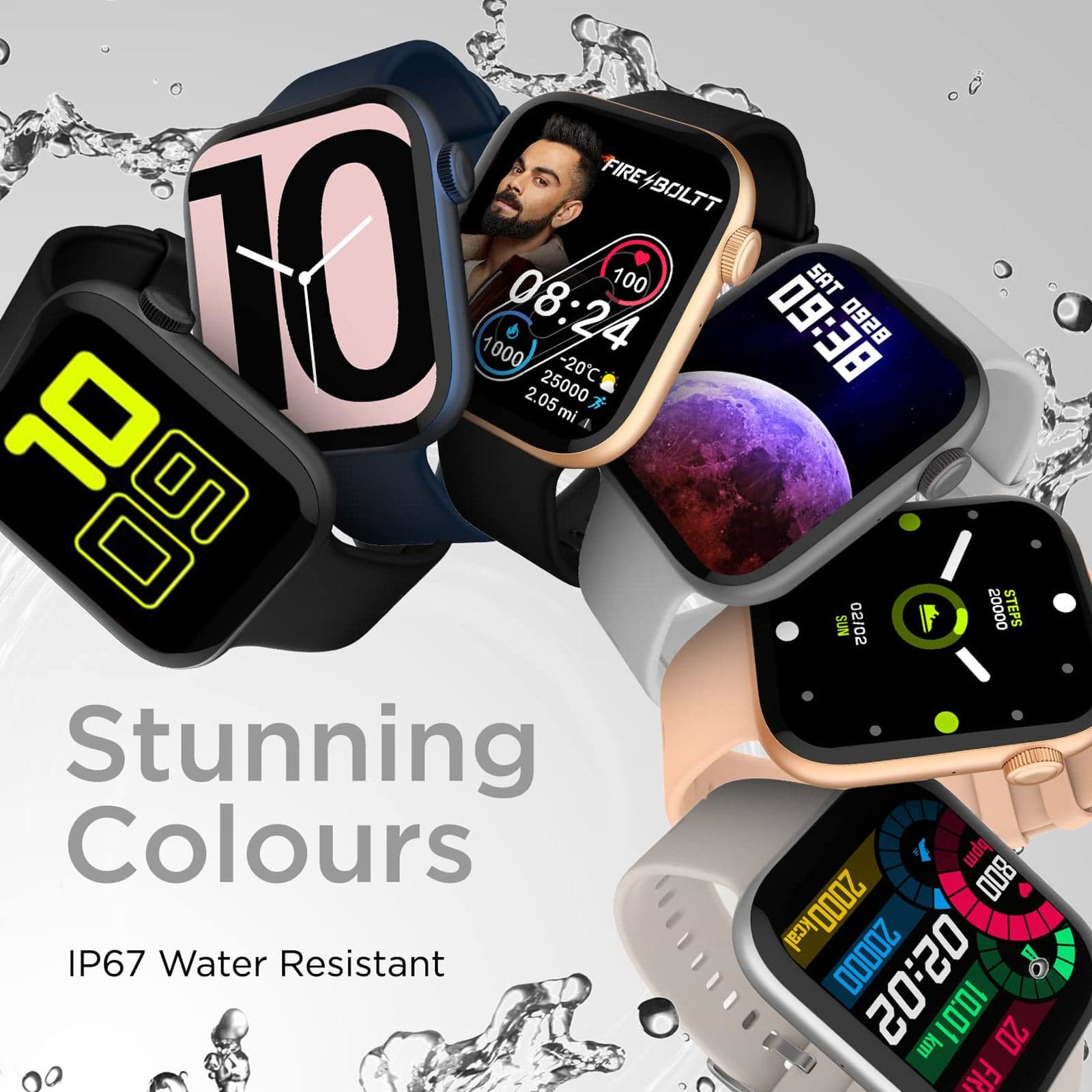 Fire-Boltt Ring 3 Smartwatch with Bluetooth Calling BSW043-BLACK - Kamal Watch Company