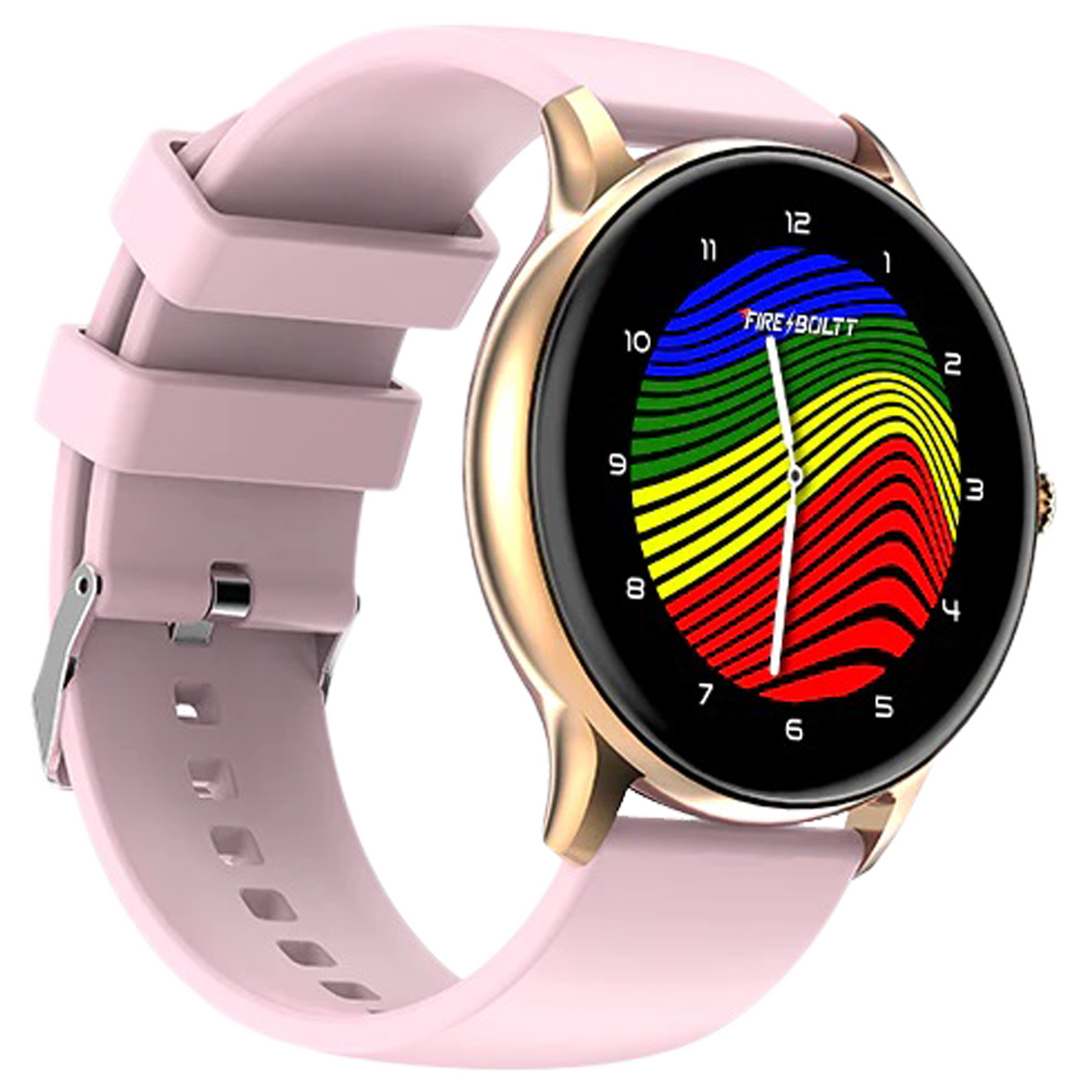 Fire-Boltt Hurricane Smartwatch BSW034-GOLDEN PINK - Kamal Watch Company
