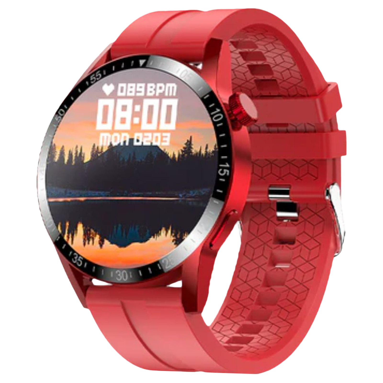 Fire-Boltt Talk Pro Smartwatch with Bluetooth Calling BSW038 RED - Kamal Watch Company