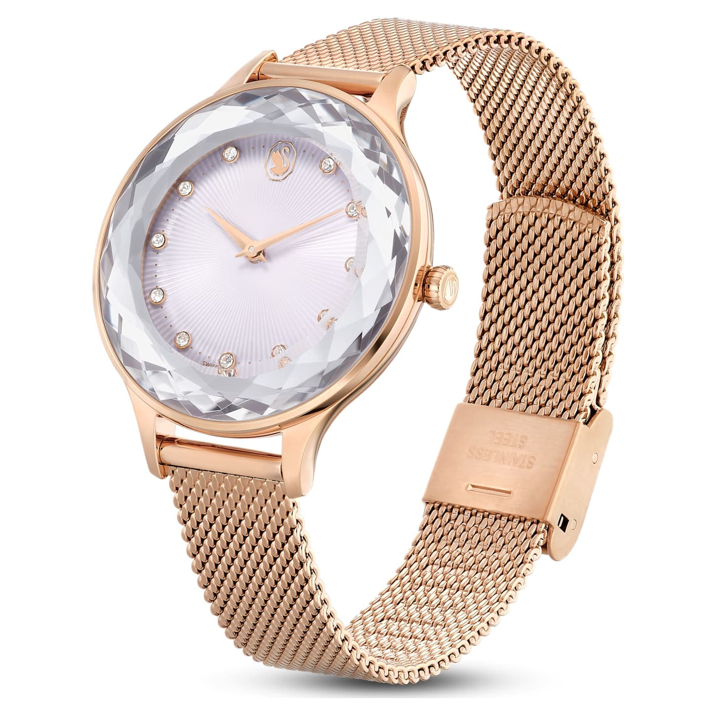 Octea Nova watch Swiss Made, Metal bracelet, Rose gold tone, Rose gold-tone finish - Kamal Watch Company