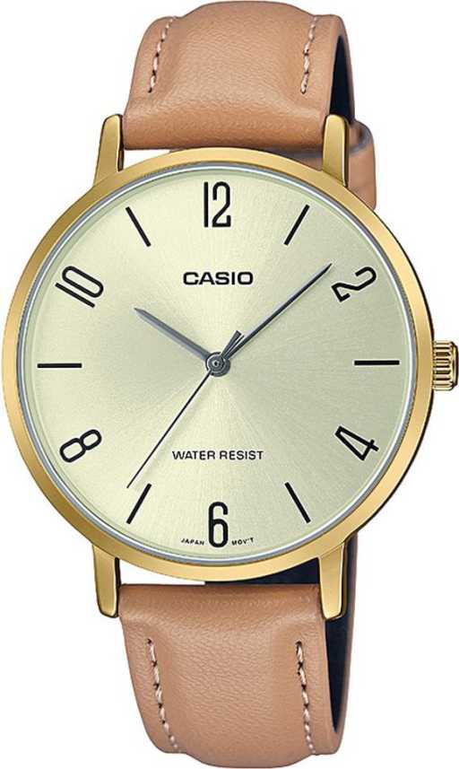 CASIO ENTICER LADIES Gold Analog - Women's Watch A1958 - Kamal Watch Company