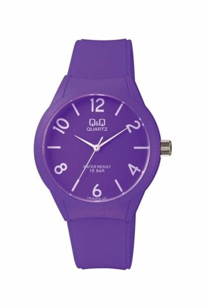 Q&Q Women's Wristwatch Waterproof Silicone Corded VR28J018Y - Kamal Watch Company