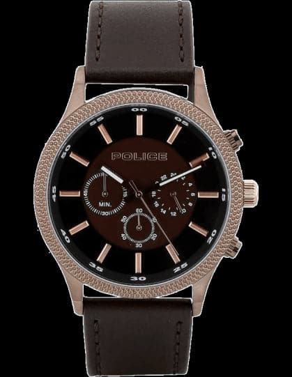 Police Brown Dial Analog Watch For Men - Kamal Watch Company