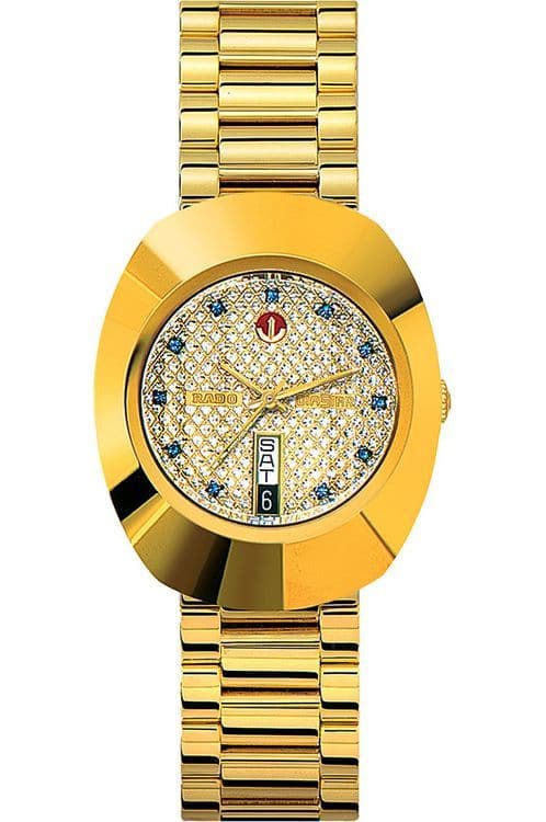 Rado Original Men Day-Date Champagne Dial Automatic Watch - Kamal Watch Company