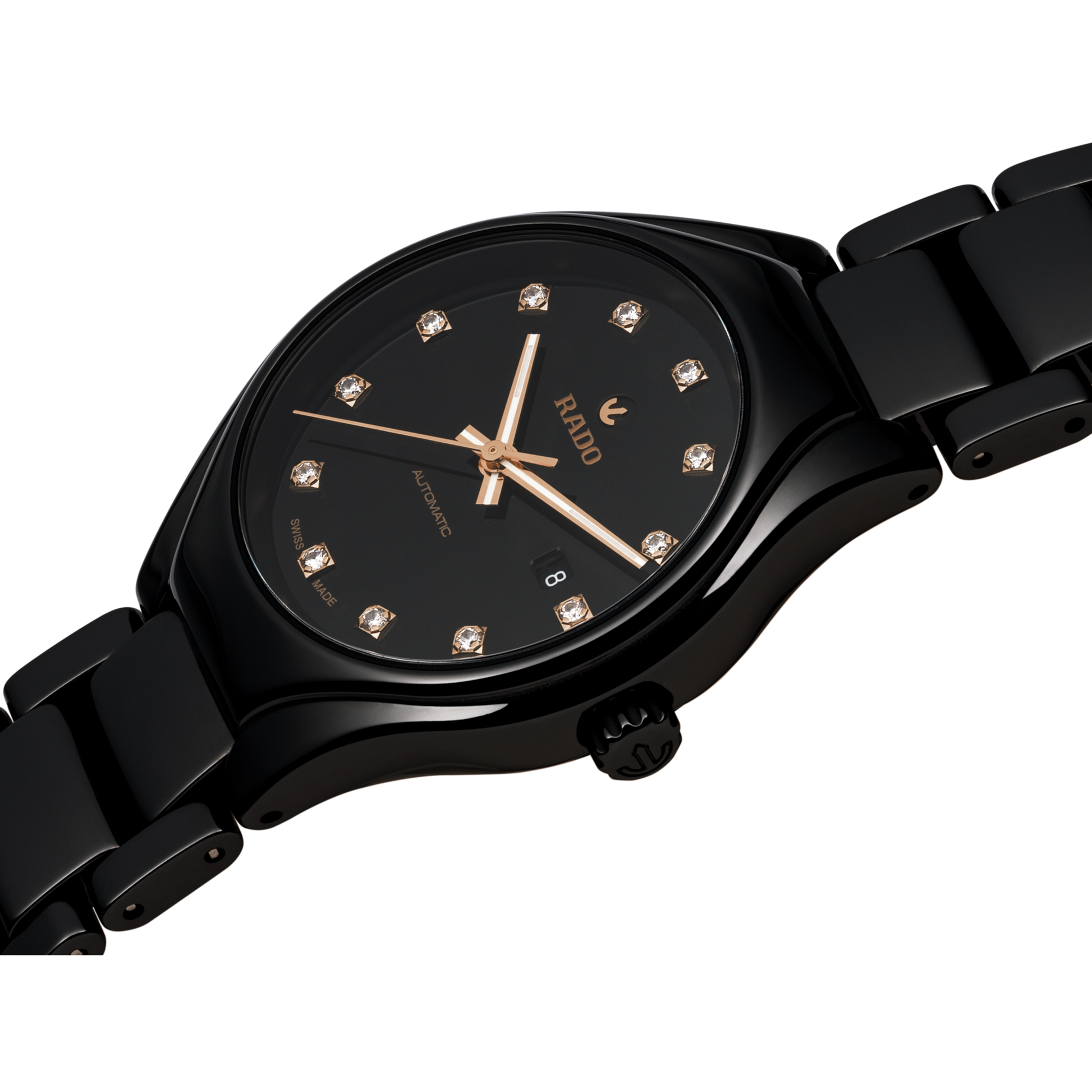 Rado True Automatic Diamonds Ceramic Women's Watch - Kamal Watch Company