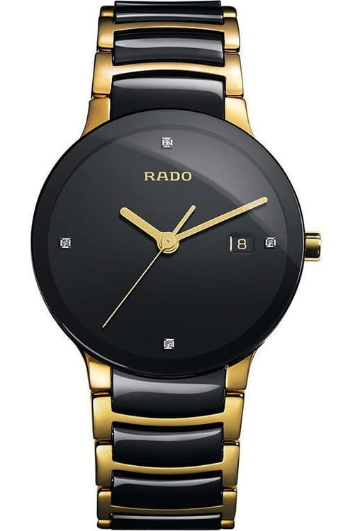 Rado Centrix Diamonds Black DIal Men's Watch - Kamal Watch Company