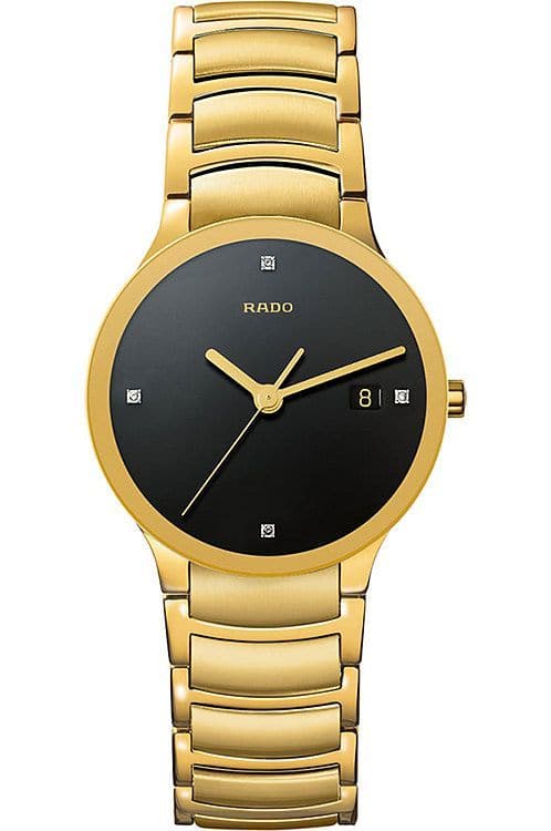 Rado Centrix Jubilee Black Dial Men Quartz Watch - Kamal Watch Company