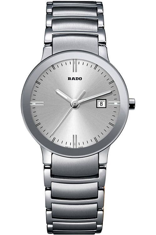 Rado Centrix Quartz Silver Dial Stainless Steel Women's Watch - Kamal Watch Company