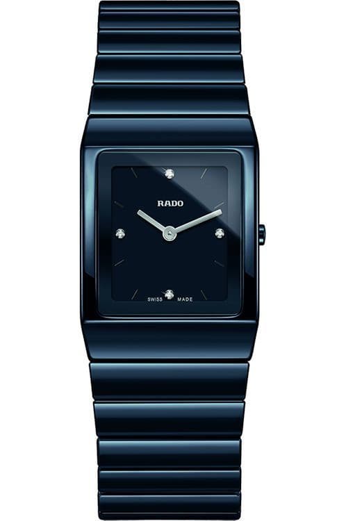 Rado Ceramica Blue Dial Watch for Women - Kamal Watch Company