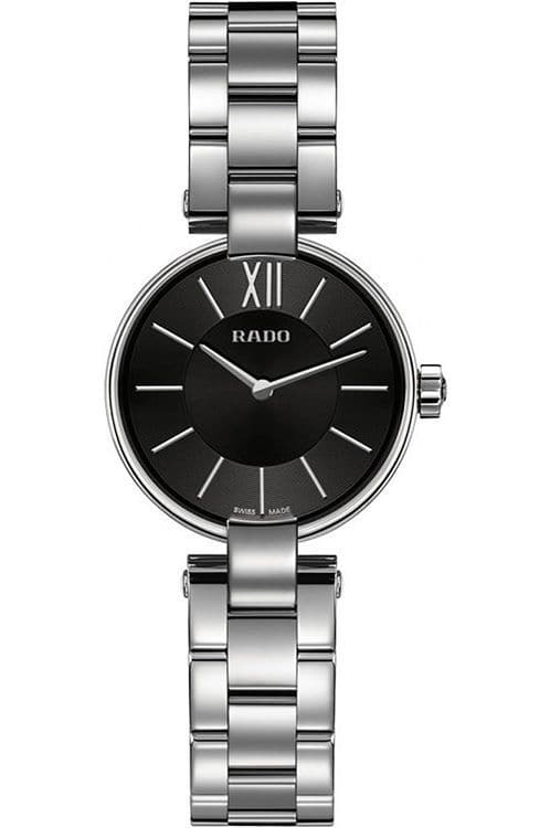 Rado Coupole Women Quartz Black Dial Watch - Kamal Watch Company