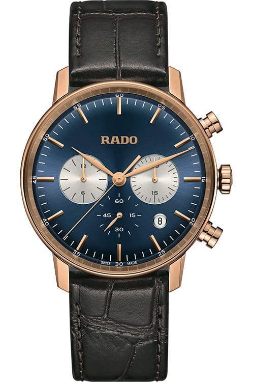 Rado Coupole Classic Chronograph Blue Dial Watch - Kamal Watch Company