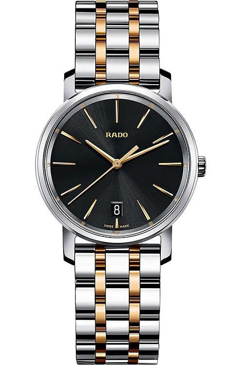 Rado DiaMaster Black Dial Quartz Men's Watch - Kamal Watch Company