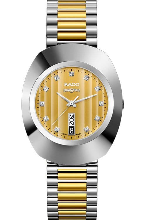 Rado Original Quartz Yellow Gold Dial Men's Watch - Kamal Watch Company