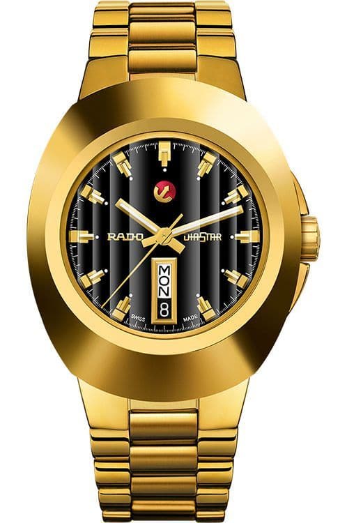 Rado Original Automatic Black Dial Watch For Men - Kamal Watch Company