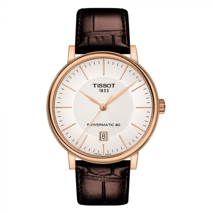 Tissot Men Carson Round Silver Watches