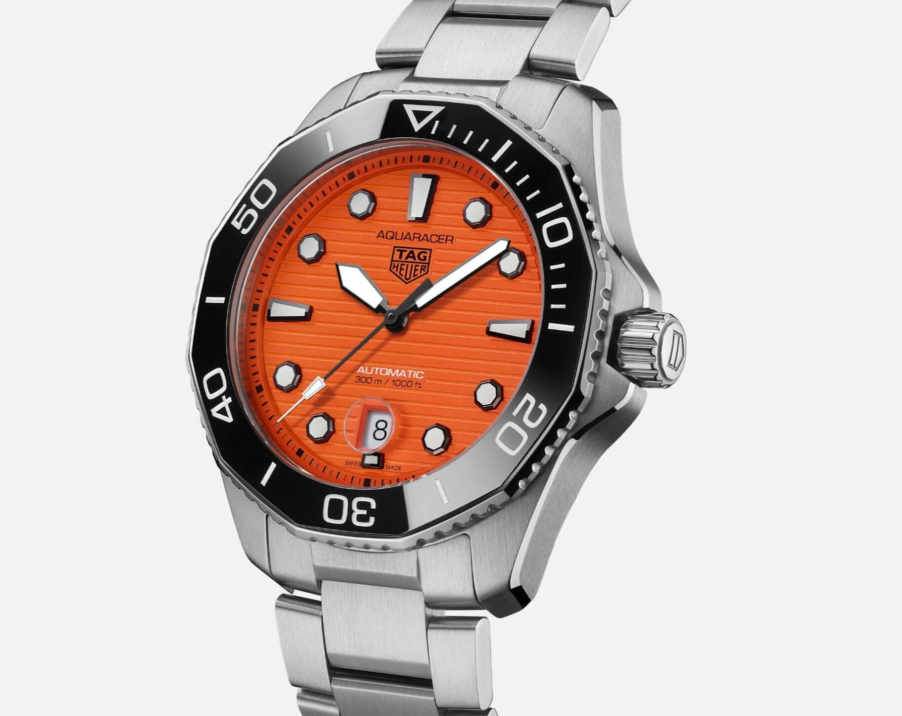 TAG HEUER AQUARACER PROFESSIONAL 300 ORANGE DIVER WBP201F.BA0632 - Kamal Watch Company