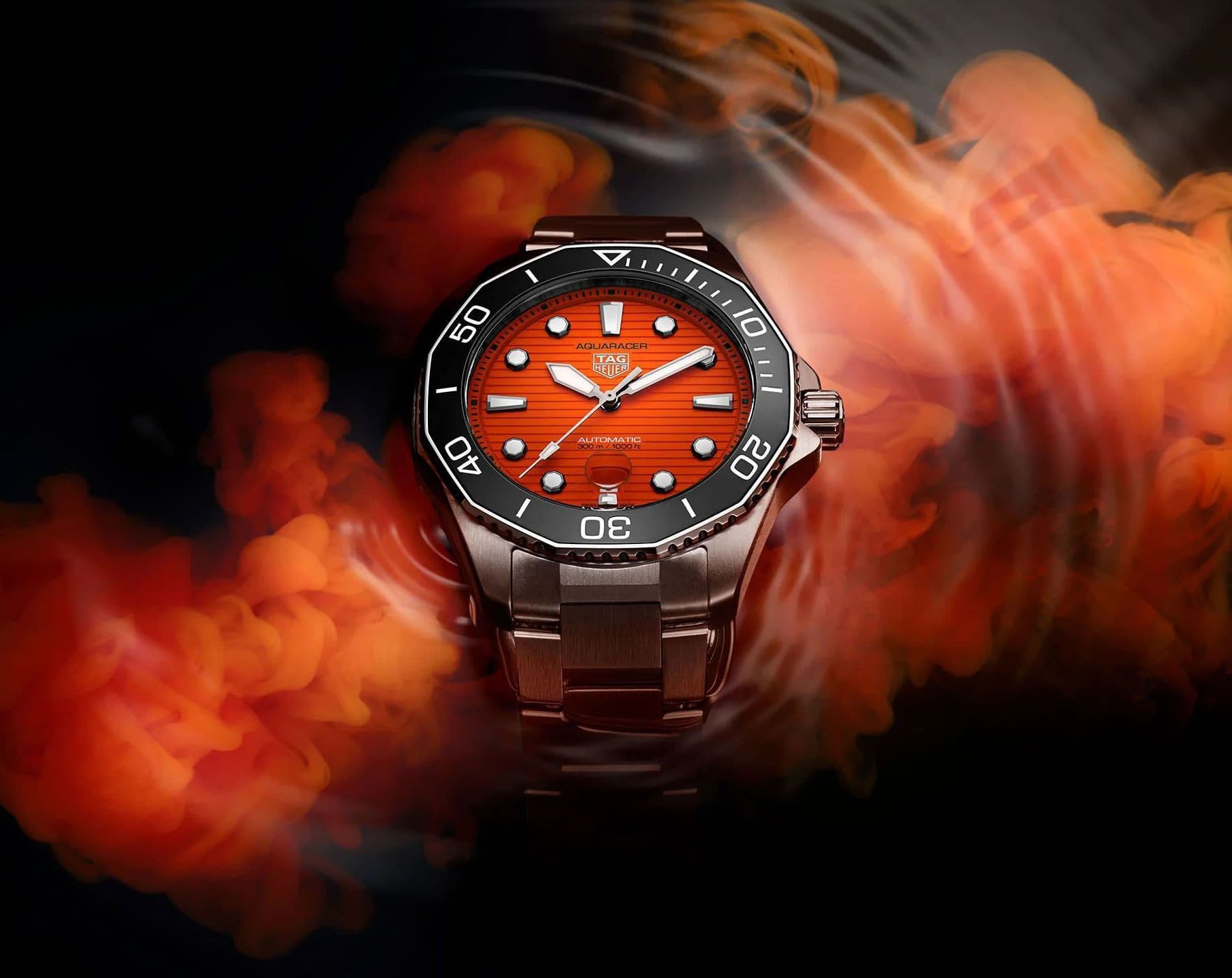 TAG HEUER AQUARACER PROFESSIONAL 300 ORANGE DIVER WBP201F.BA0632 - Kamal Watch Company