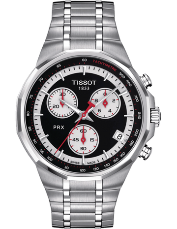 TISSOTT-Classic PRX Chronograph Black Dial Men's Watch T077.417.11.051.01 - Kamal Watch Company