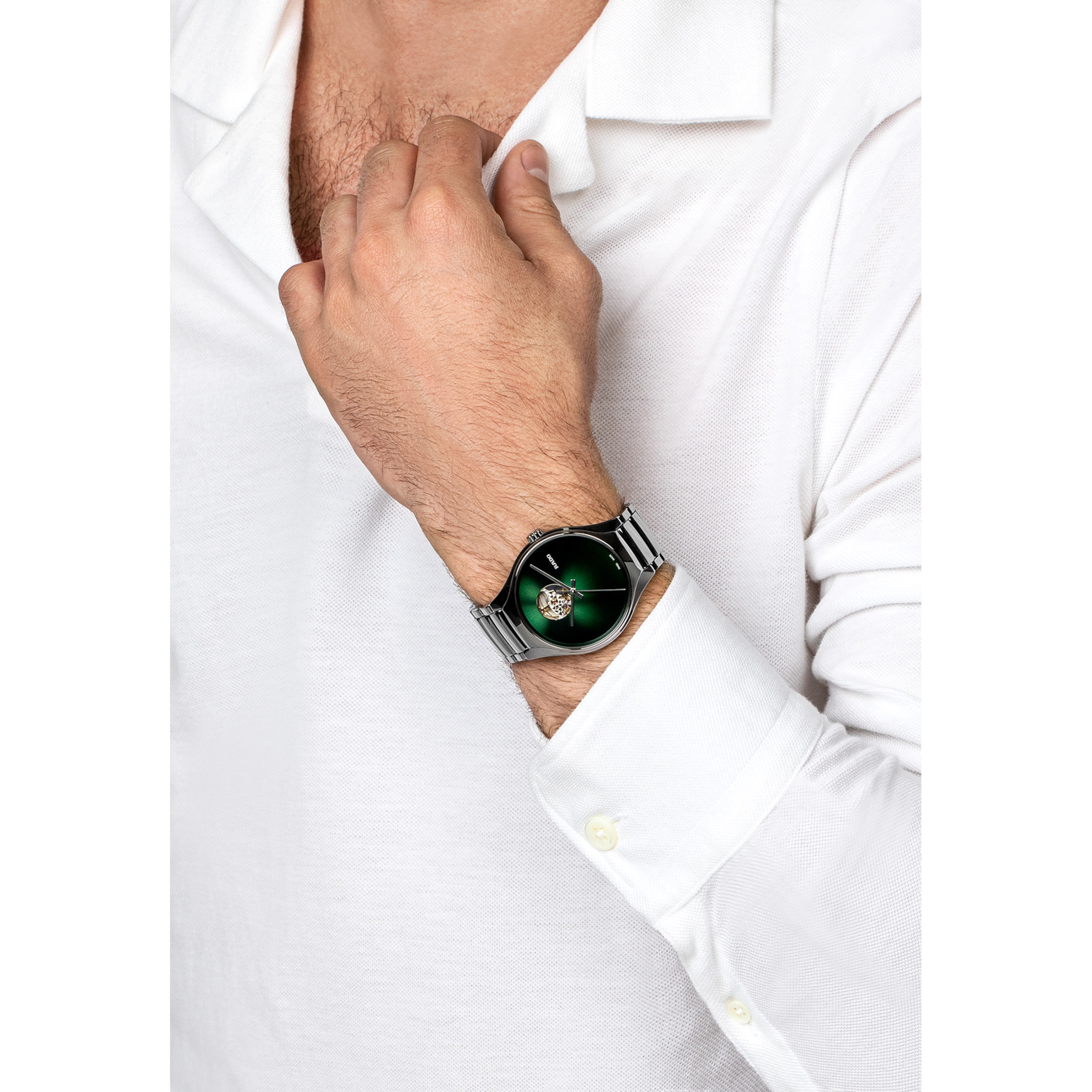 Green rado watch hot sale