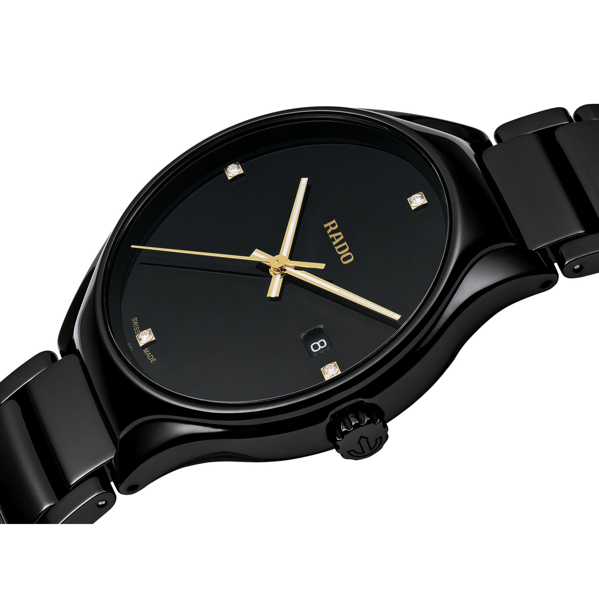 Rado ceramic black watch price 2025