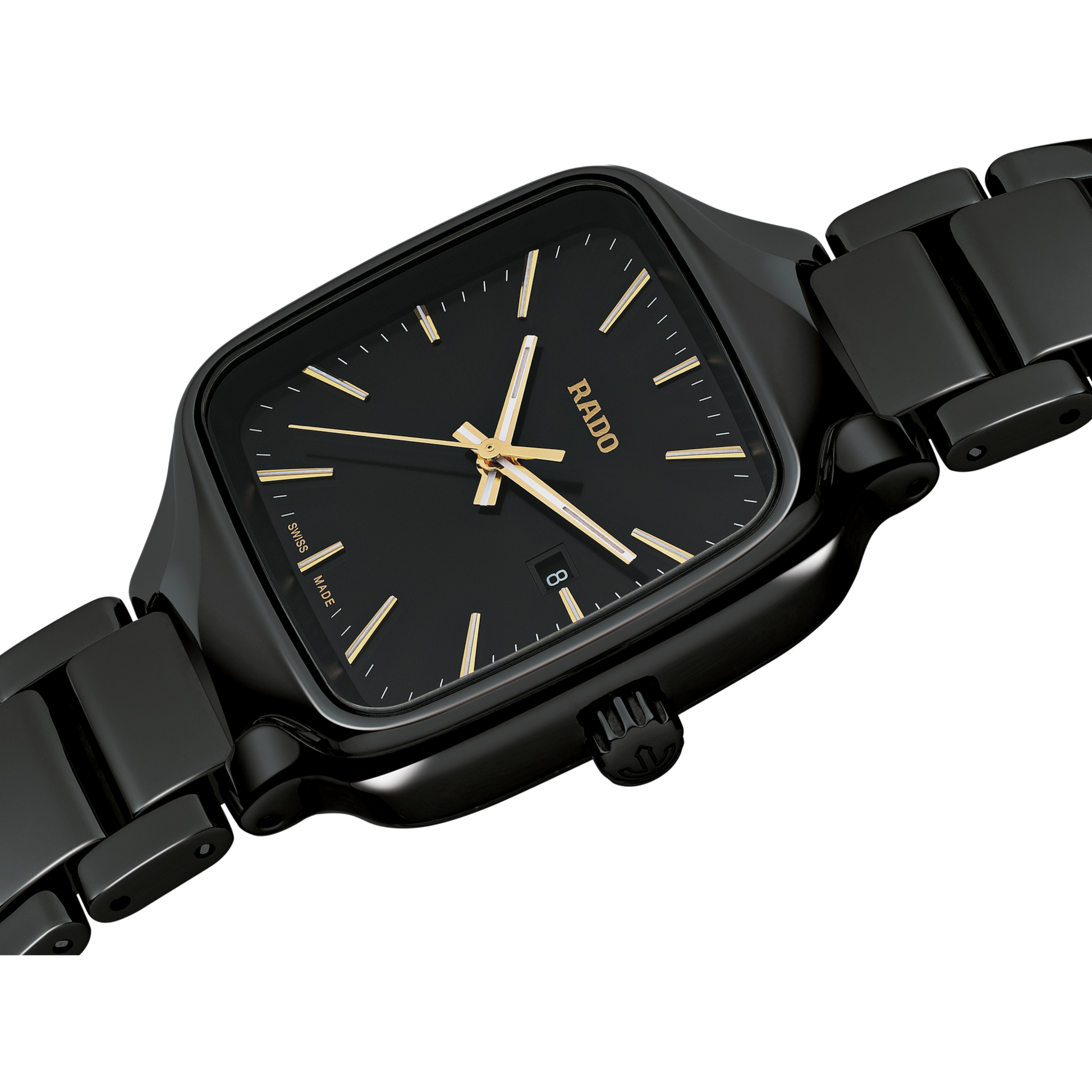 Rado True Square High-tech Ceramic Women Watch - Kamal Watch Company