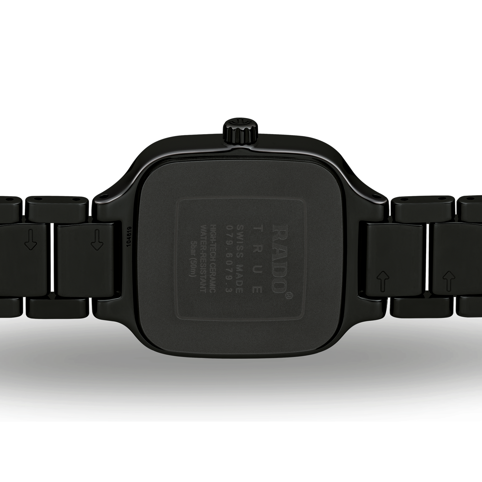 Rado True Square Diamonds Ceramic Watch for Women - Kamal Watch Company