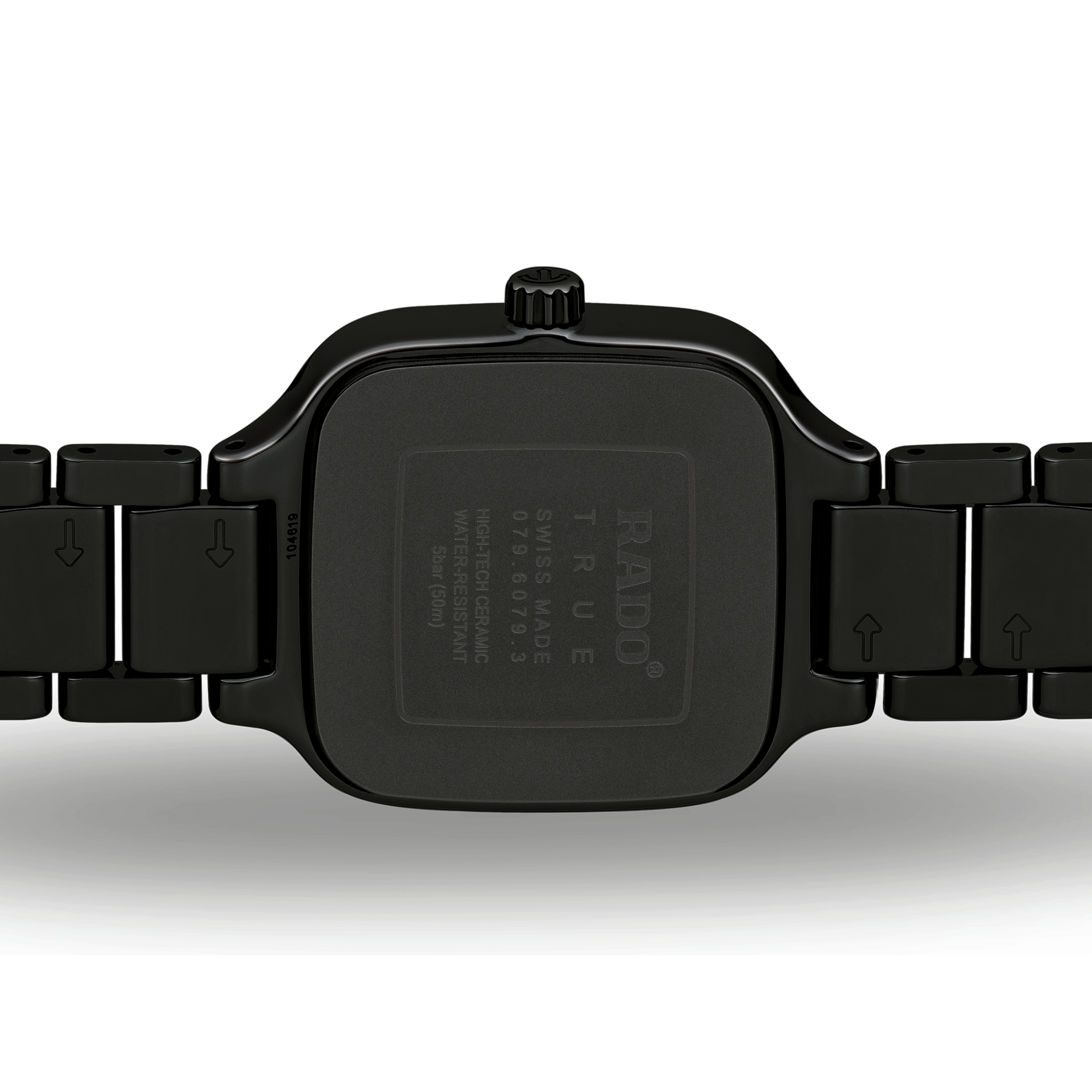 Rado True Square Diamonds Ceramic Watch For Women