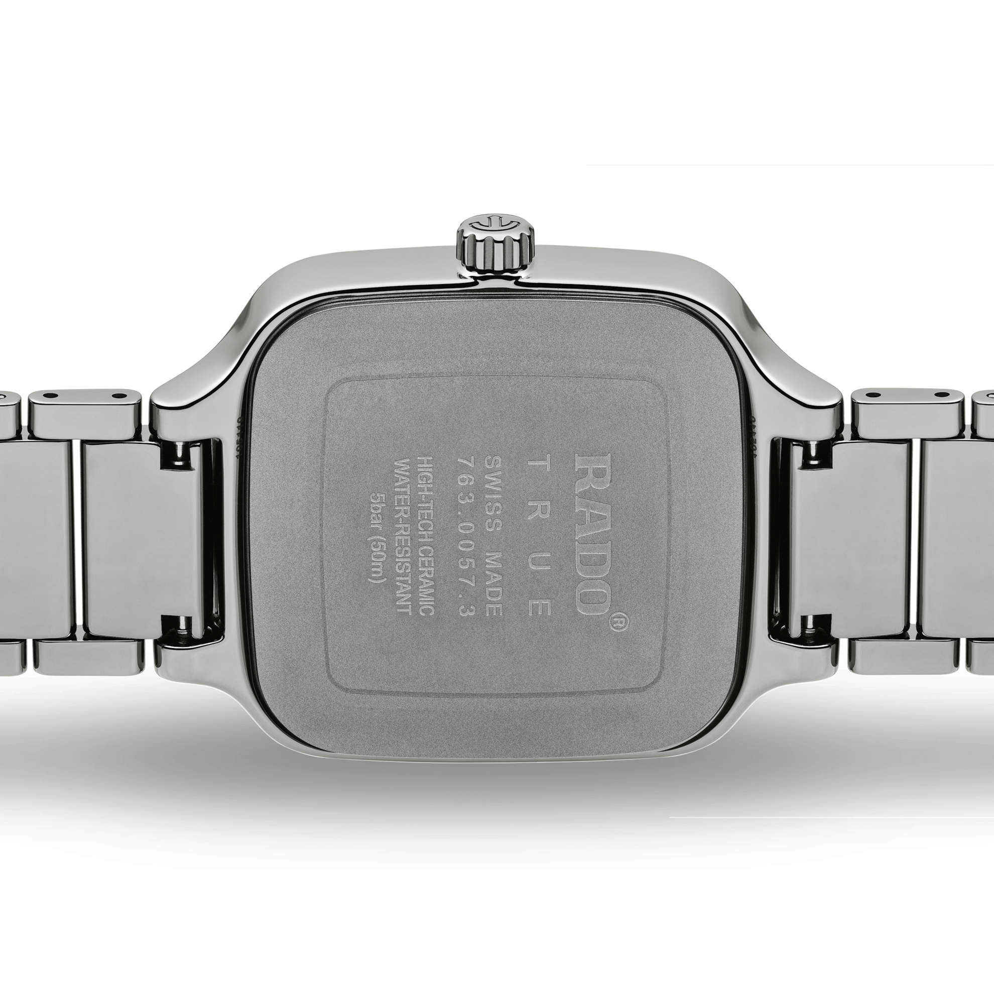 Rado True Square Automatic Diamonds Ceramic Unisex Watch - Kamal Watch Company