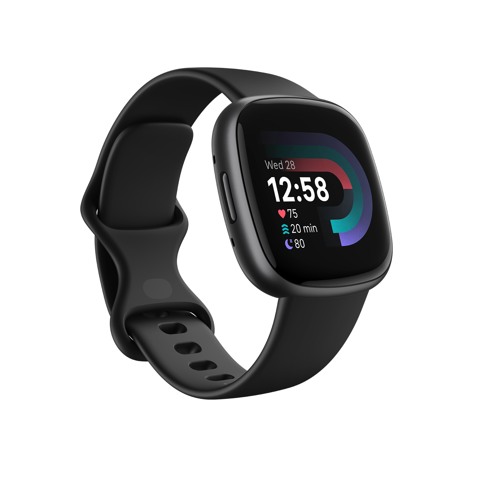 Fitbit Versa 4 Black / Graphite Aluminium FB523BKBK-FRCJK - Kamal Watch Company