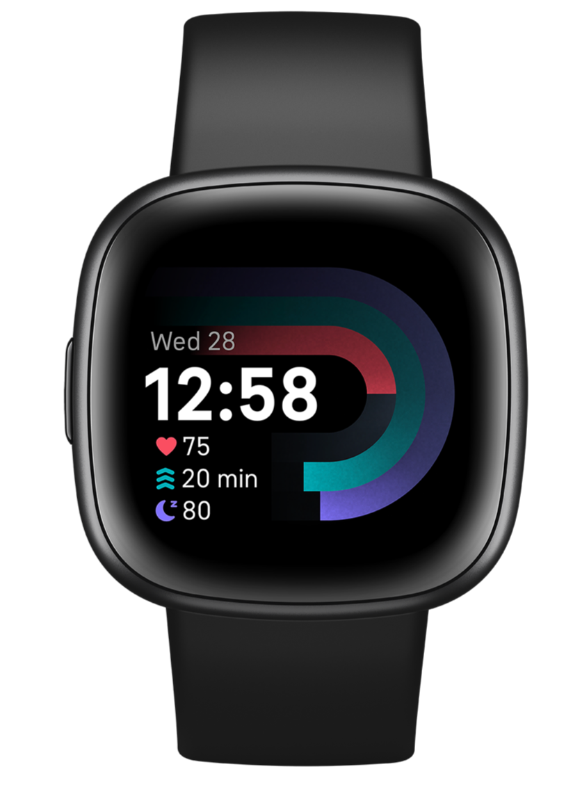 Fitbit Versa 4 Black / Graphite Aluminium FB523BKBK-FRCJK - Kamal Watch Company