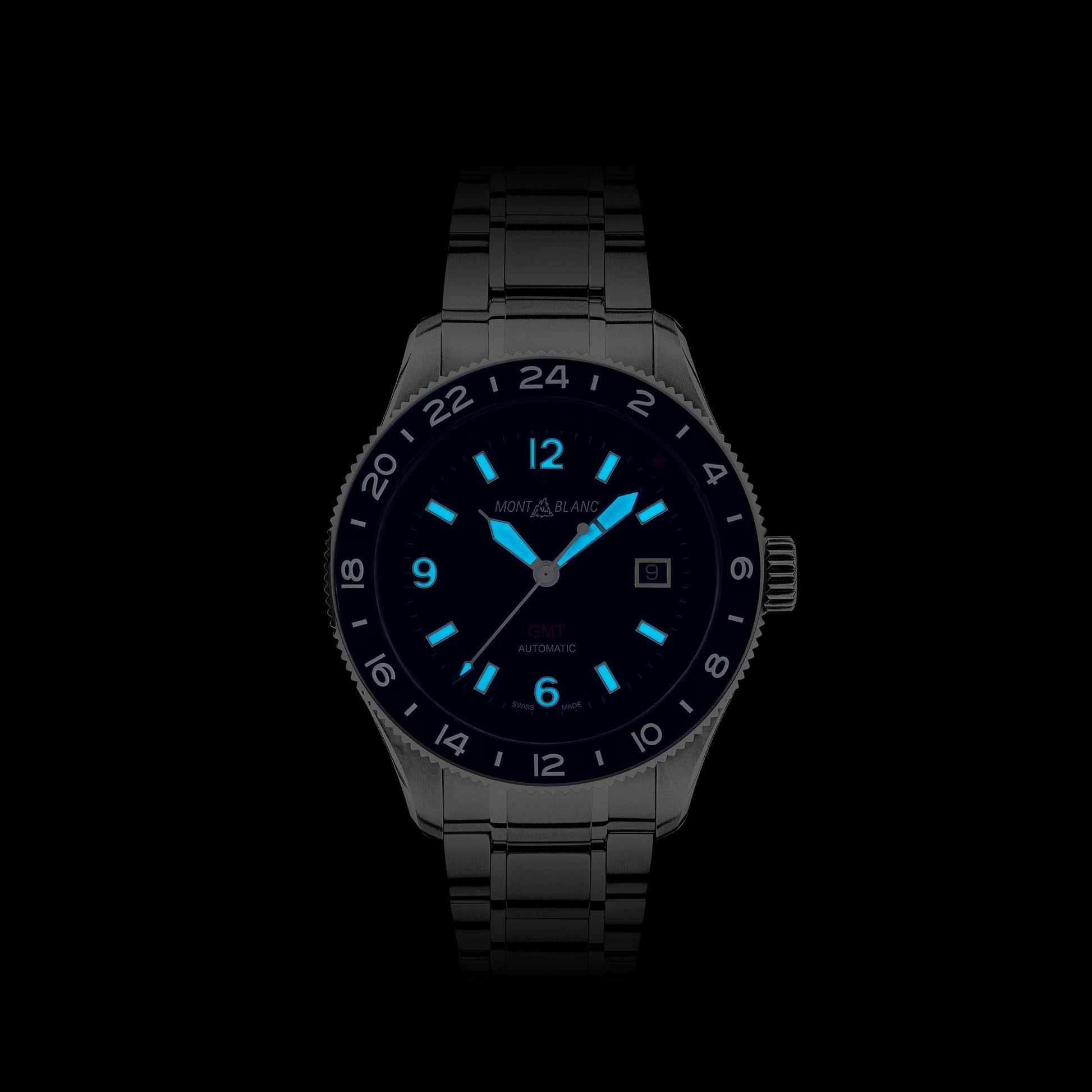 Montblanc 1858 GMT MB129616 - Kamal Watch Company