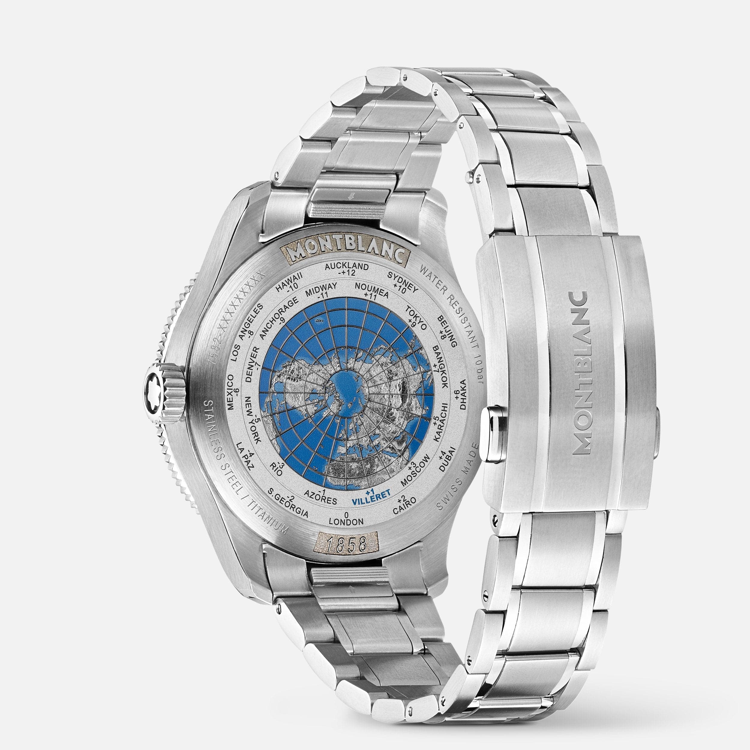 Montblanc 1858 GMT MB129616 - Kamal Watch Company