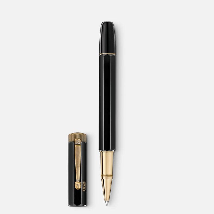 Montblanc Heritage Egyptomania Special Edition Black Rollerball Pen MB125493 - Kamal Watch Company